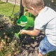 Детски градински иструмент BigJigs Green Watering Can Лейка  - 9