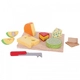 Детска дървена играчка BigJigs Cheese Board Set Дъска и сиренца  - 2