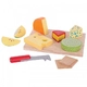 Детска дървена играчка BigJigs Cheese Board Set Дъска и сиренца  - 1
