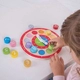Детска дървена играчка BigJigs Teaching Clock Учебен часовник  - 3
