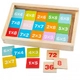 Детска дървена игра BigJigs Times Table Box Суми за пресмятане  - 4