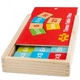 Детска дървена игра BigJigs Times Table Box Суми за пресмятане  - 7