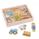 Детска дървена играчка BigJigs Farm Magnets  - 1