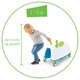 Детска играчка за яздене Chillafish Trackie, зелена  - 3