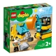 Детски камион и екскаватор с вериги LEGO Duplo  - 1
