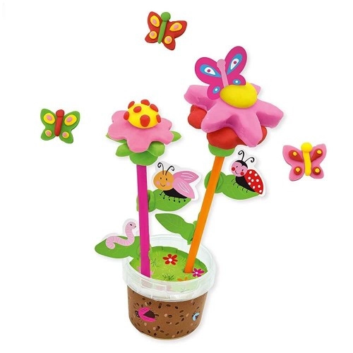 Детски пластелин ароматизирани цветя и пеперуди SES | P89349