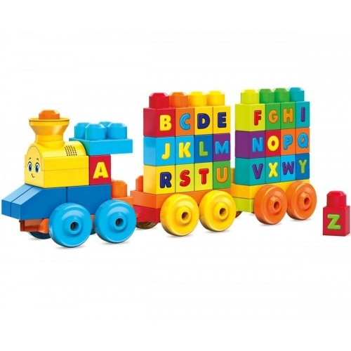 Детски игрален комплект Mega Bloks Влакче с букви | P89385