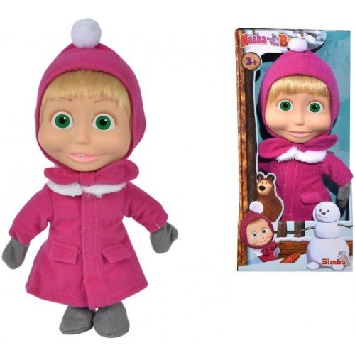 Детска играчка Кукла Маша в зимно облекло Simba, 23 см | P89557