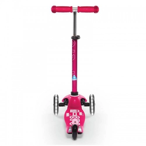 Детска тротинетка с три колела Micro Mini Deluxe Pink LED | P89875