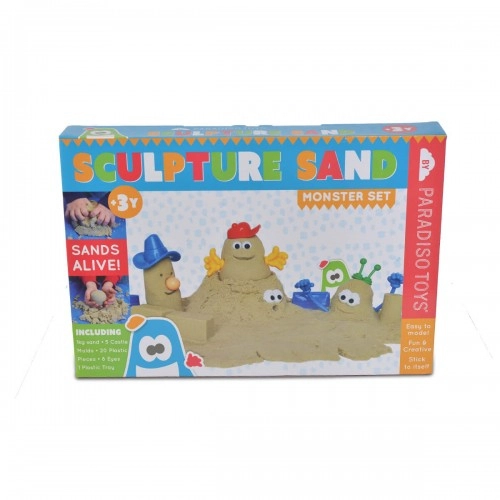 Детски супер пясък с формички Paradiso Toys 1 кг  - 2