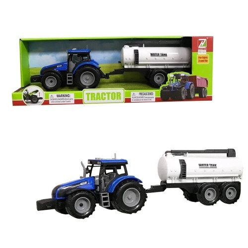Детски трактор Farm Tractor с ремарке, звук и светлина | P90353