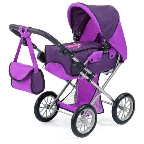 Детска количка за кукли Bayer City Star с чанта и кош | P90363