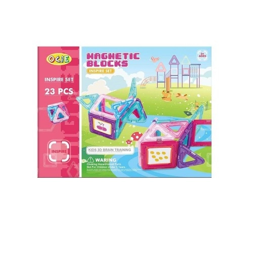 Детски конструктор с магнитни елементи Ocie Magnetic Blocks 23ч. | P90675
