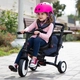 Бебешка сгъваема триколка Smart Trike STR7 Vibe, дънков цвят  - 4