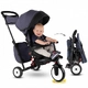 Бебешка сгъваема триколка Smart Trike STR7 Vibe, дънков цвят  - 1