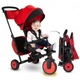 Бебешка сгъваема триколка Smart Trike 700 J, червена  - 1