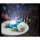 Бебешка музикална лампа-прожектор плюшен хипопотам, син  - 3