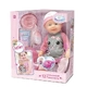 Детска играчка Пишкаща кукла с блузка Зайче Warm Baby  - 1