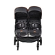 Комбинирана детска количка за близнаци Rome черна  - 4