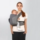 Ергономична раница за носене на бебе Yemaya Leather-l. Stardust  - 7