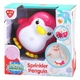 Бебешка играчка за баня PLGo Пръскащ пингвин розов  - 1