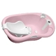 Бебешка вана Lavera Pink с вграден термометър и подложка 