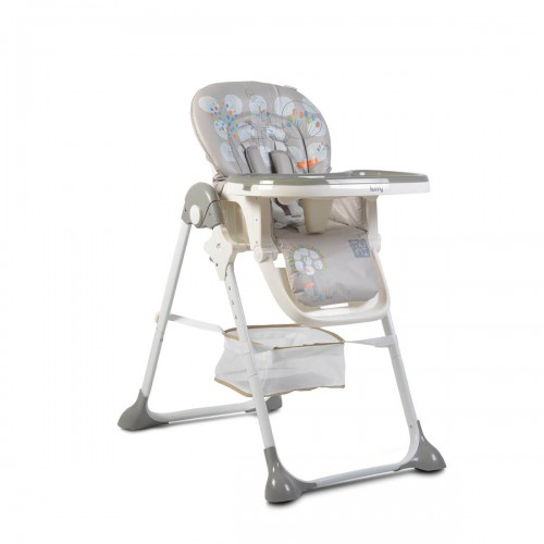 Детски стол за хранене Moni Hunny сив | P91263