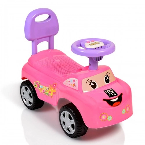 Детска кола за бутане Moni Keep Riding розов | P91280
