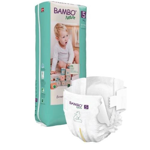 Еко пелени Bambo Nature размер 5, XL, 12-18кг., 44 бр P91424