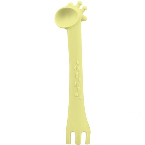 Силиконова лъжица Kikka Boo, Giraffe жълта | P91483