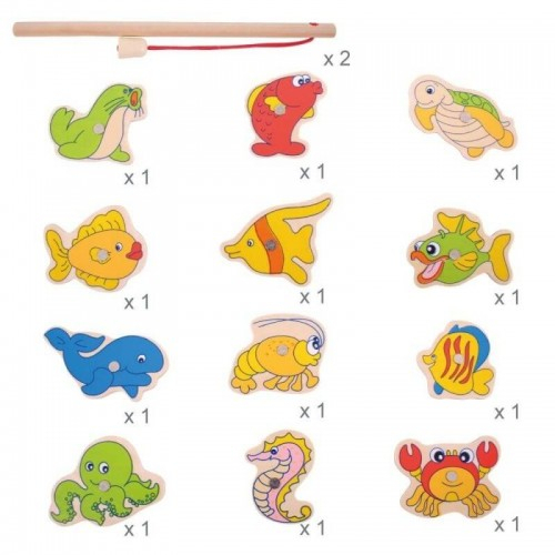 Детска магнитна игра - Риболов - BigJigs Fishing Game | P91528