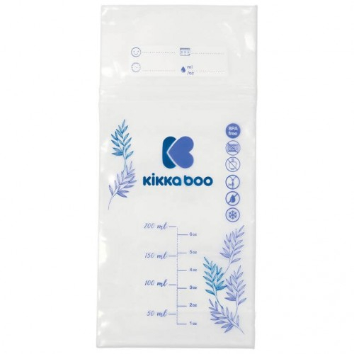 Пликове за съхранение на кърма KikkaBoo 25бр | P92023