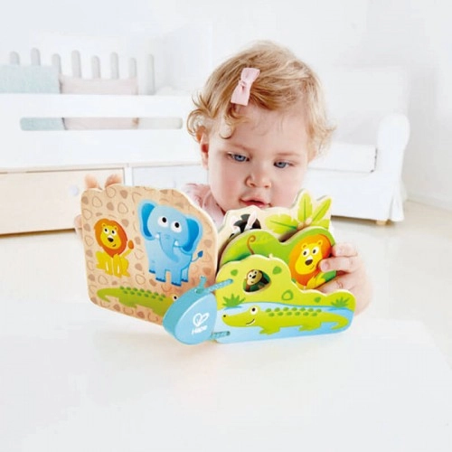 Бебешка книжка с диви животни Hape | P92150