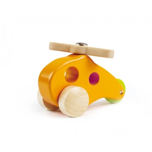 Бебешка дървена играчка Hape Въртолет | P92152