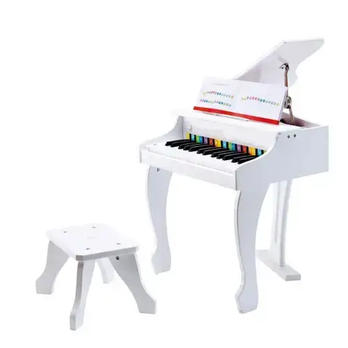 Детско голямо пиано Hape Делукс - Бяло | P92172