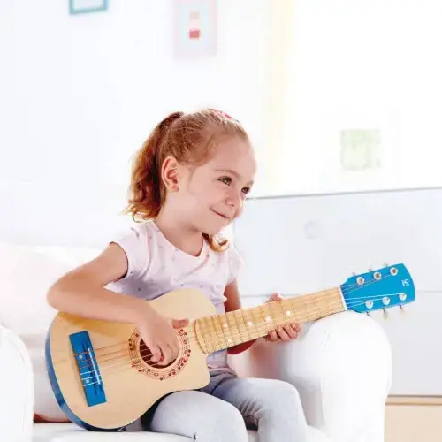 Детска синя китара Hape | P92178