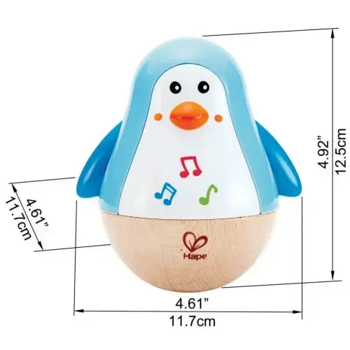 Бебешка музикална играчка Hape пингвин | P92192