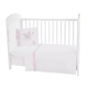 Бебешки спален комплект 3 части EU Style 70/140 Pink Bunny  - 1