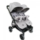 Бебешка количка за близнаци KikkaBoo Happy 2 2020 Light Grey  - 1