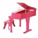 Детско дървено пиано Hape Розово  - 2