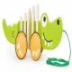 Детска дървена играчка за дърпане Hape Крокодил  - 2
