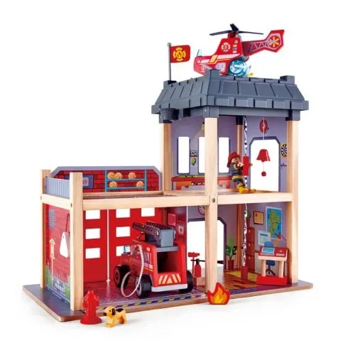 Детски комплект пожарна станция Hape | P92337