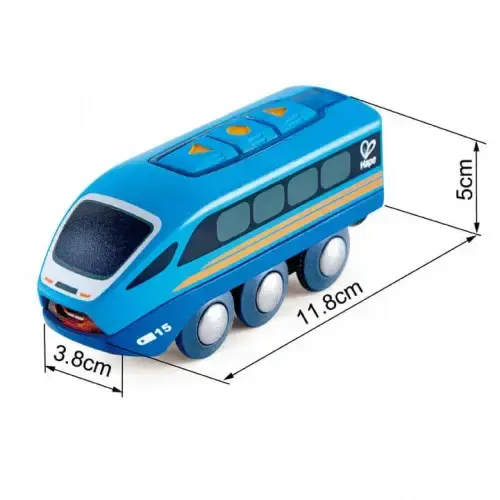 Детска играчка Влак с мобилно управление Hape  - 4