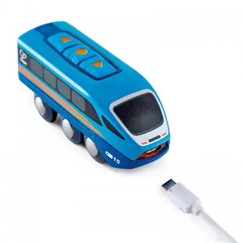 Детска играчка Влак с мобилно управление Hape  - 5