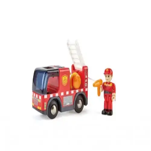 Детска Пожарна кола със сирена Hape  - 4