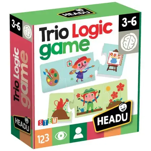 Детска логическа игра Трио Headu | P92488