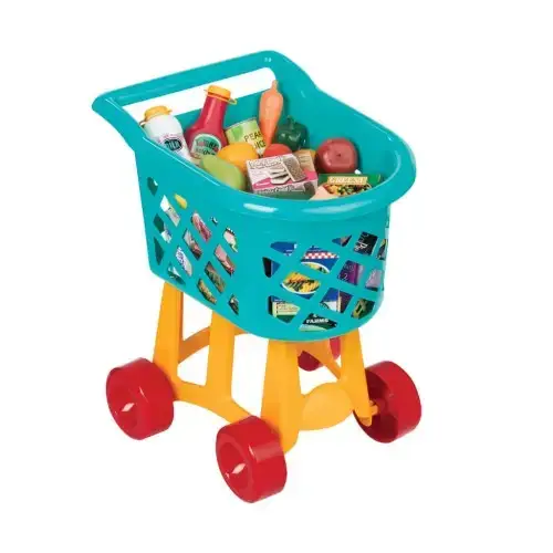 Детска пазарска количка с продукти Battat | P92644