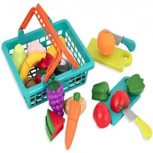 Детска кошница за пазар със зеленчуци Battat  - 1