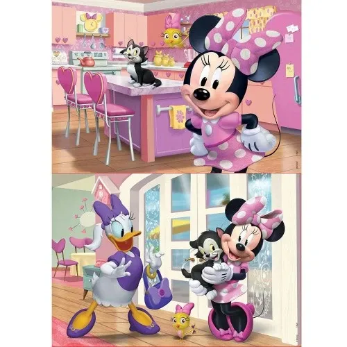Детски пъзел Educa - Disney Minnie Mouse, Happy helpers | P92734