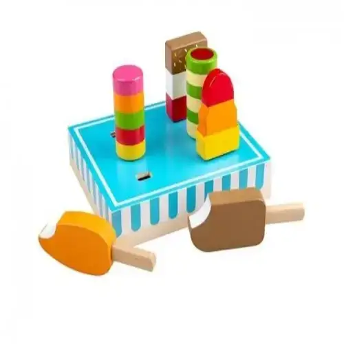 Детска играчка - Дървени сладоледи - BigJigs | P92789